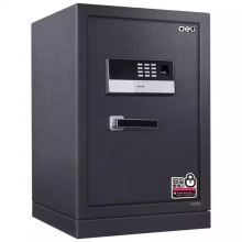 得力(deli)保險柜高100CM指紋密碼保險保管柜辦公室防盜嵌入式高分貝報警保管箱4075