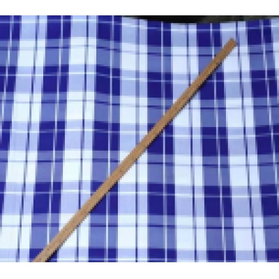 純棉藍(lán)白格床單勞保宿舍